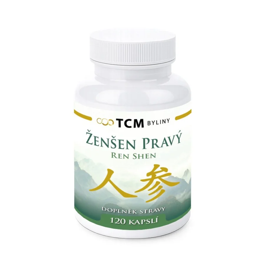 Ženšen pravý tradičná čínska medicína TCM Byliny