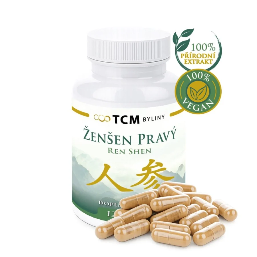 Ženšen pravý tradičná čínska medicína TCM Byliny