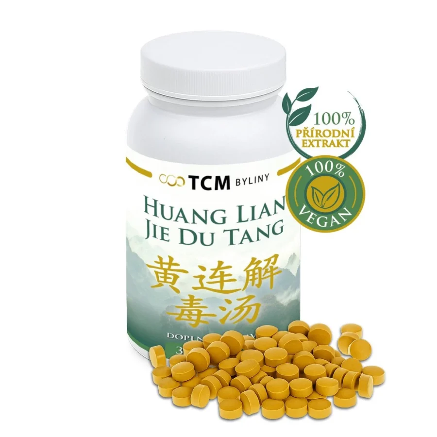 HUANG LIAN JIE DU TANG tradičná čínska medicína TCM Byliny