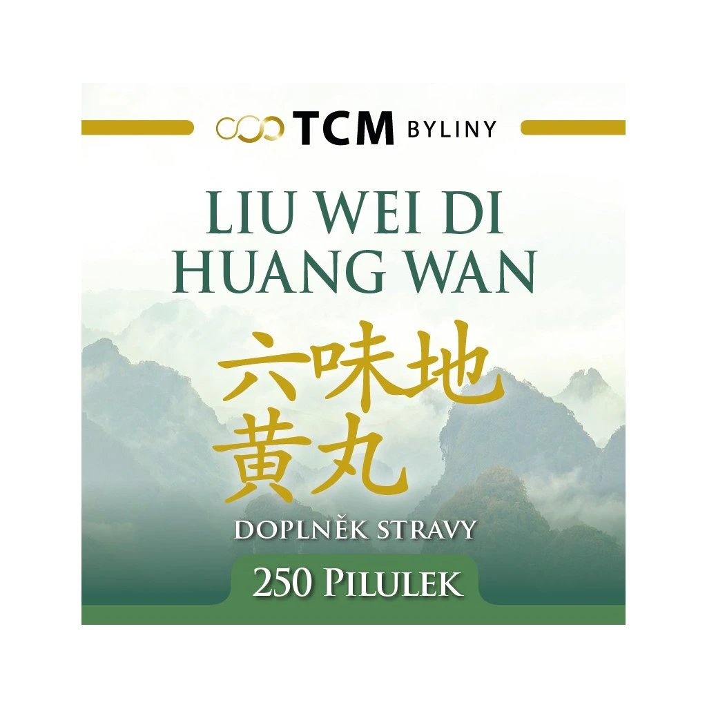LIU WEI DI HUANG WAN tradičná čínska medicína TCM Byliny