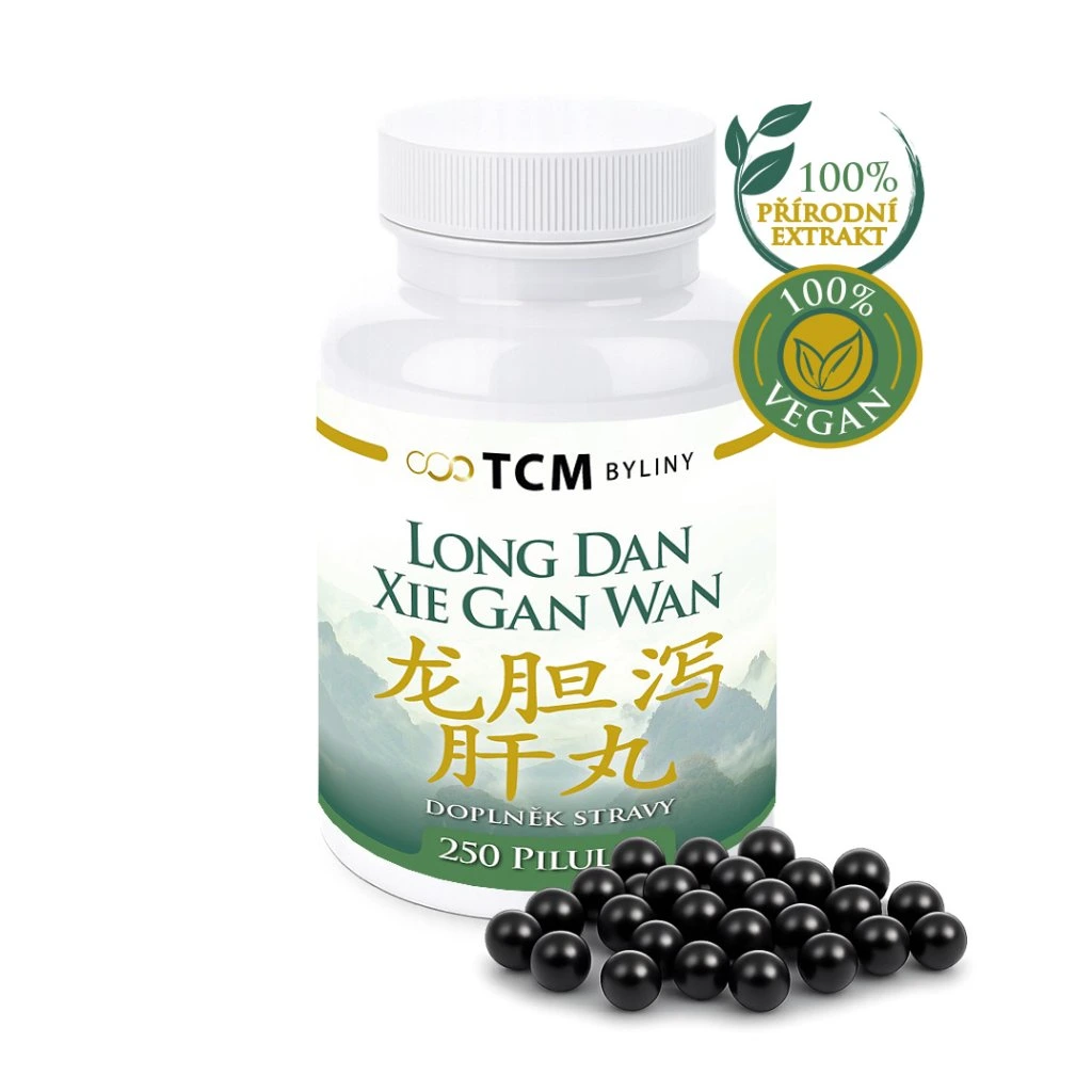 LONG DAN XIE GAN WAN tradičná čínska medicína TCM Byliny