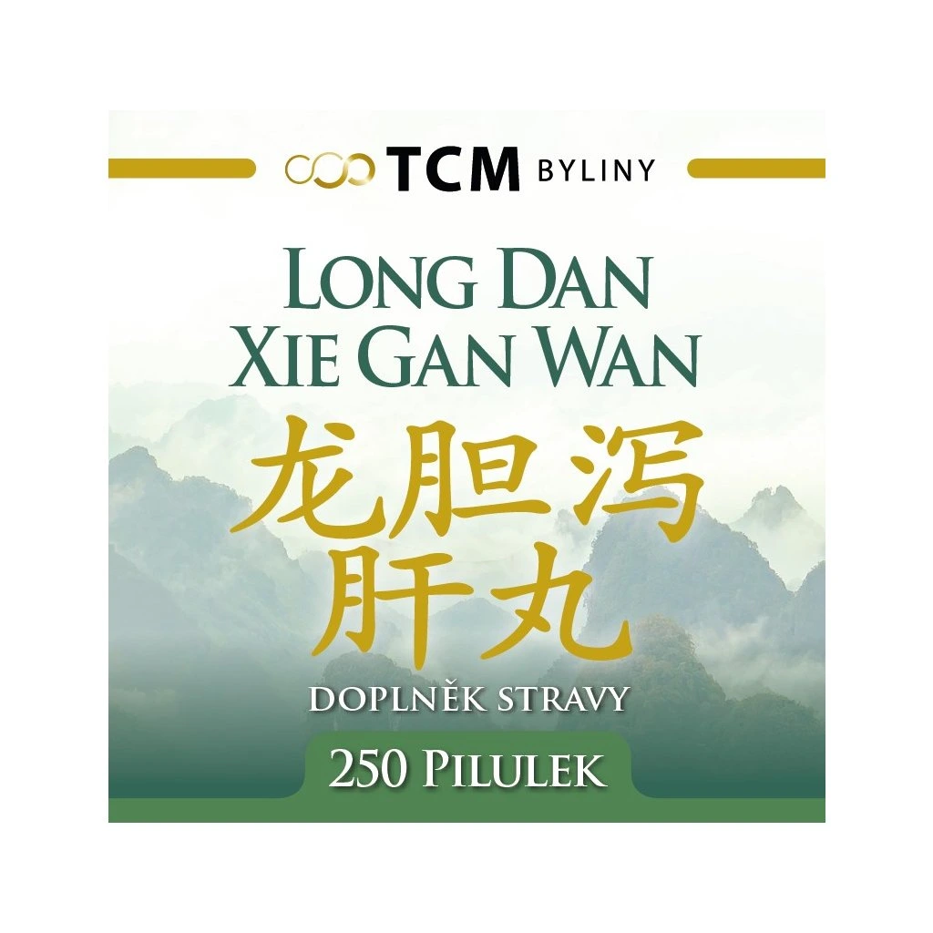 LONG DAN XIE GAN WAN tradičná čínska medicína TCM Byliny