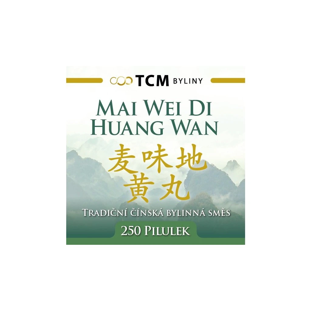 MAI WEI DI HUANG WAN tradičná čínska medicína TCM Byliny