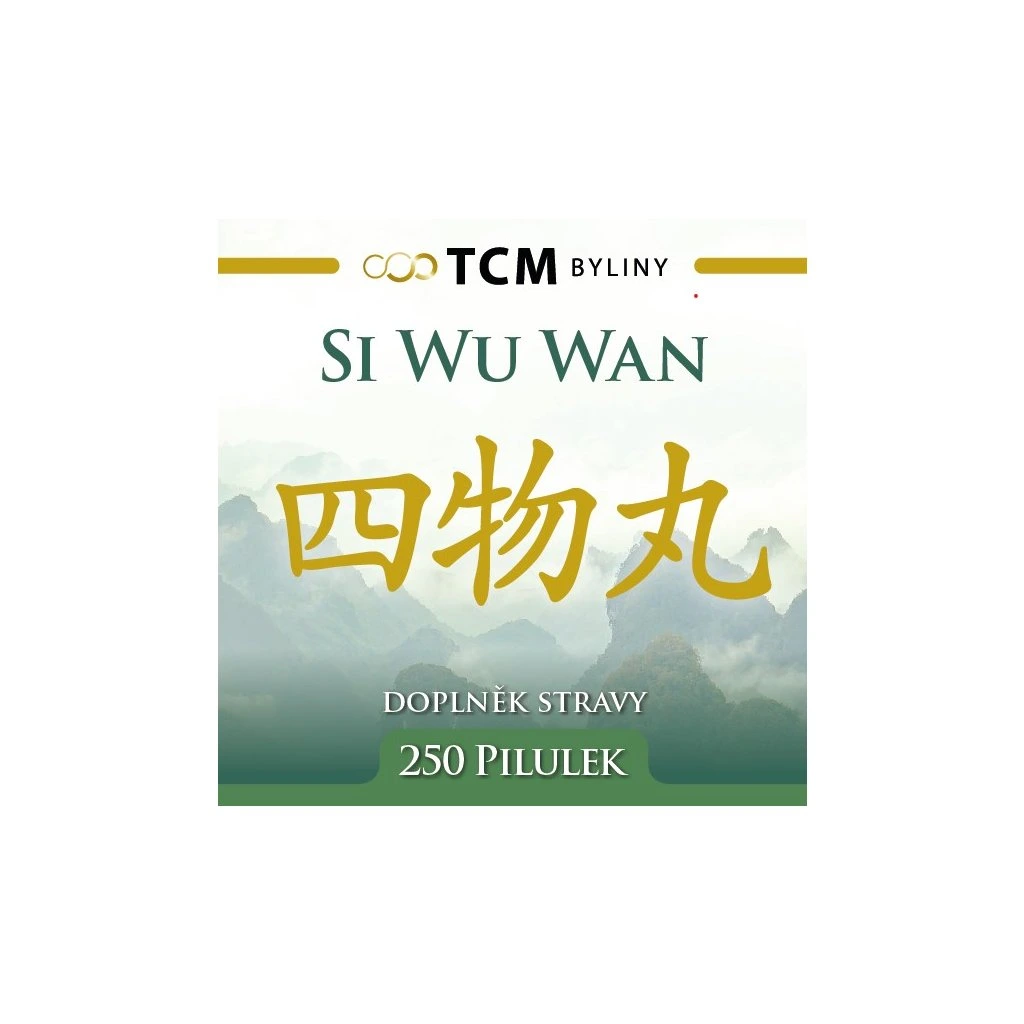 SI WU WAN tradičná čínska medicína TCM Byliny