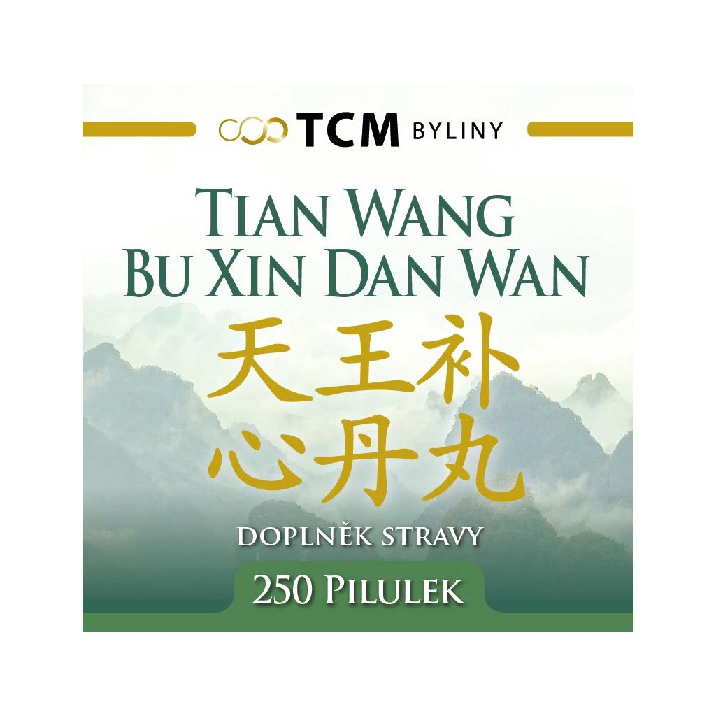 TIAN WANG BU XIN DAN WAN tradičná čínska medicína TCM Byliny