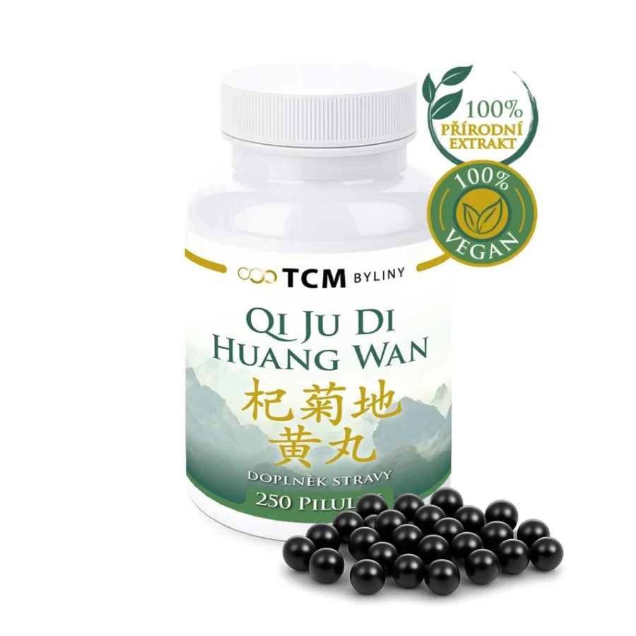 QI JU DI HUANG WAN tradičná čínska medicína TCM Byliny