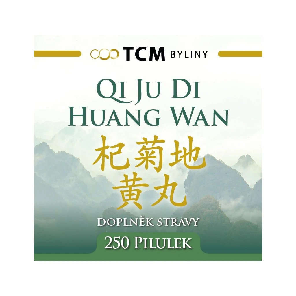 QI JU DI HUANG WAN tradičná čínska medicína TCM Byliny