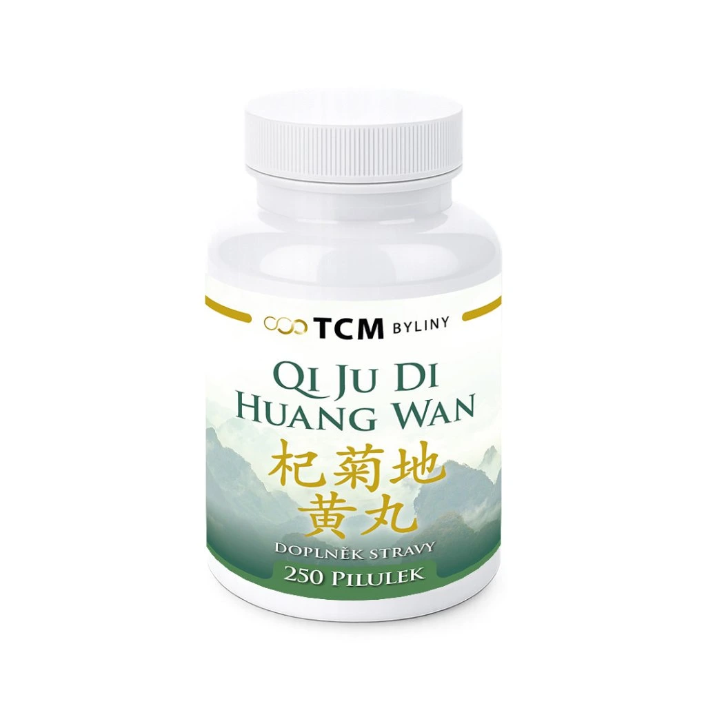 QI JU DI HUANG WAN tradičná čínska medicína TCM Byliny