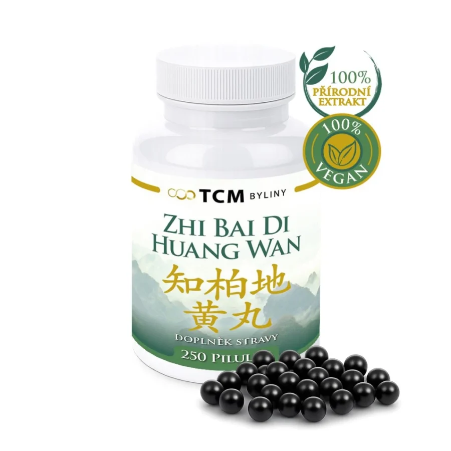 ZHI BAI DI HUANG WAN tradičná čínska medicína TCM Byliny