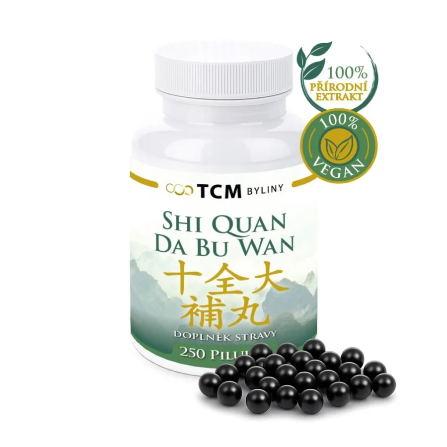 SHI QUAN DA BU WAN tradičná čínska medicína TCM Byliny