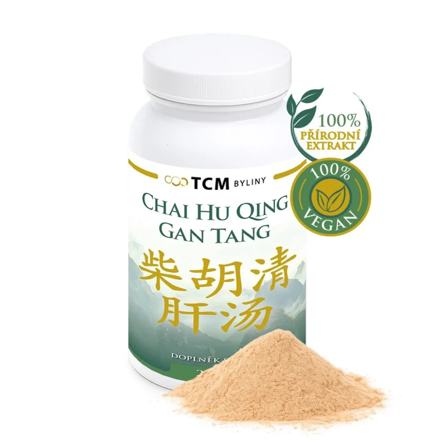 CHAI HU QING GAN TANG tradičná čínska medicína TCM Byliny