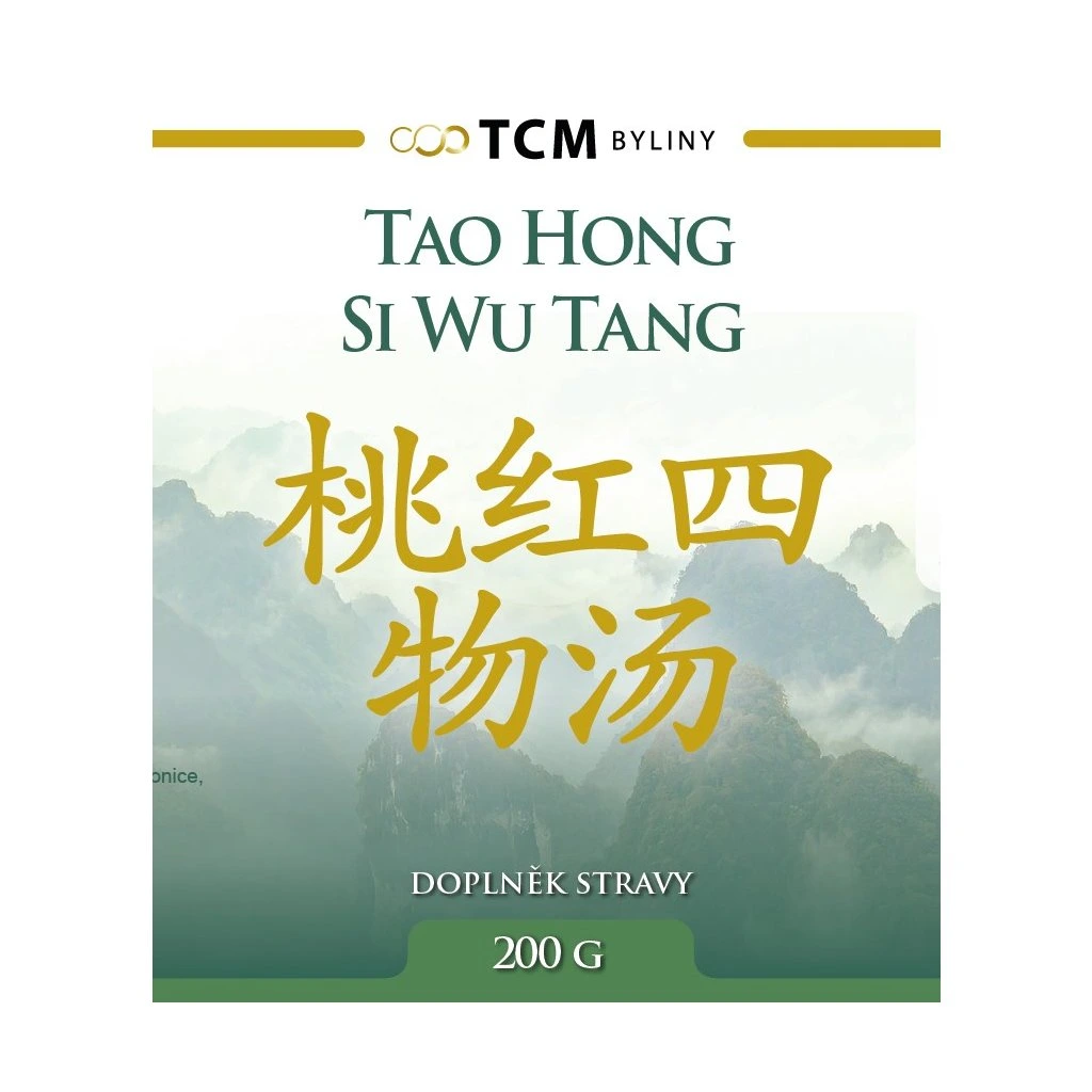 TAO HONG SI WU TANG tradičná čínska medicína TCM Byliny