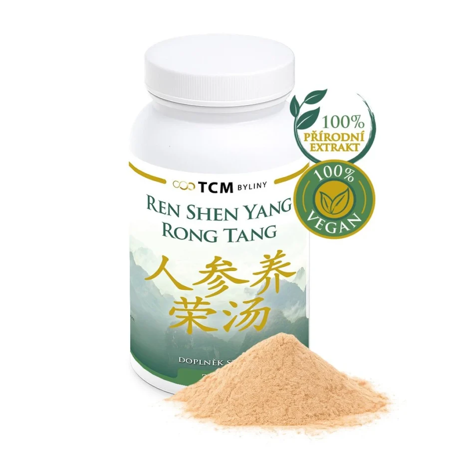 REN SHEN YANG RONG TANG tradičná čínska medicína TCM Byliny