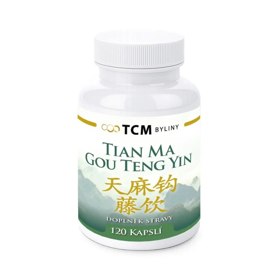 TIAN MA GOU TENG YIN tradičná čínska medicína TCM Byliny