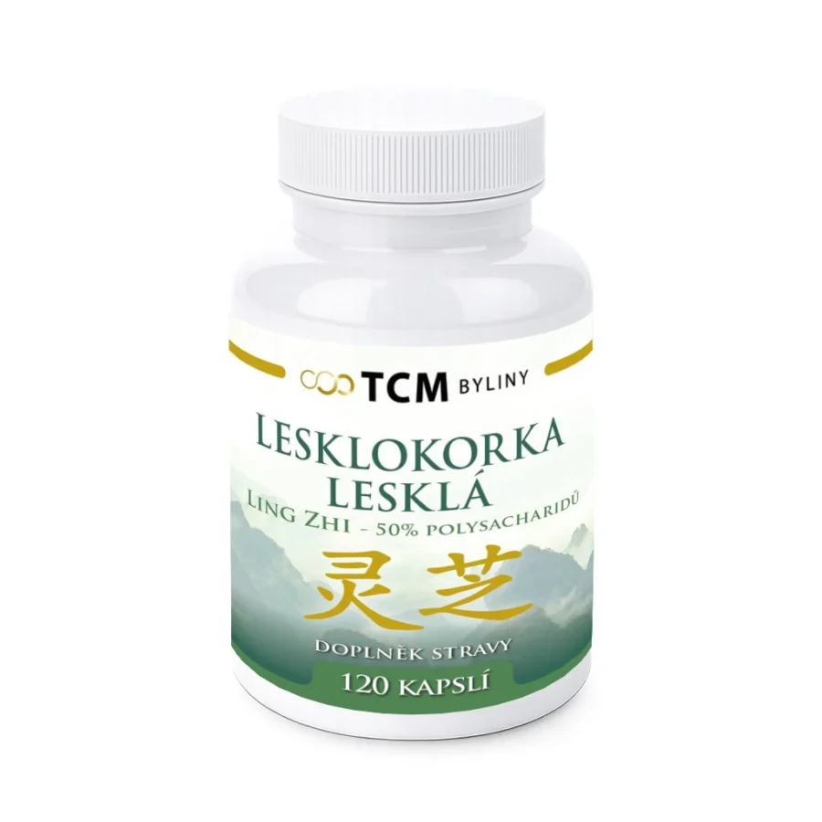 Lesklokôrovka obyčajná tradičná čínska medicína TCM Byliny