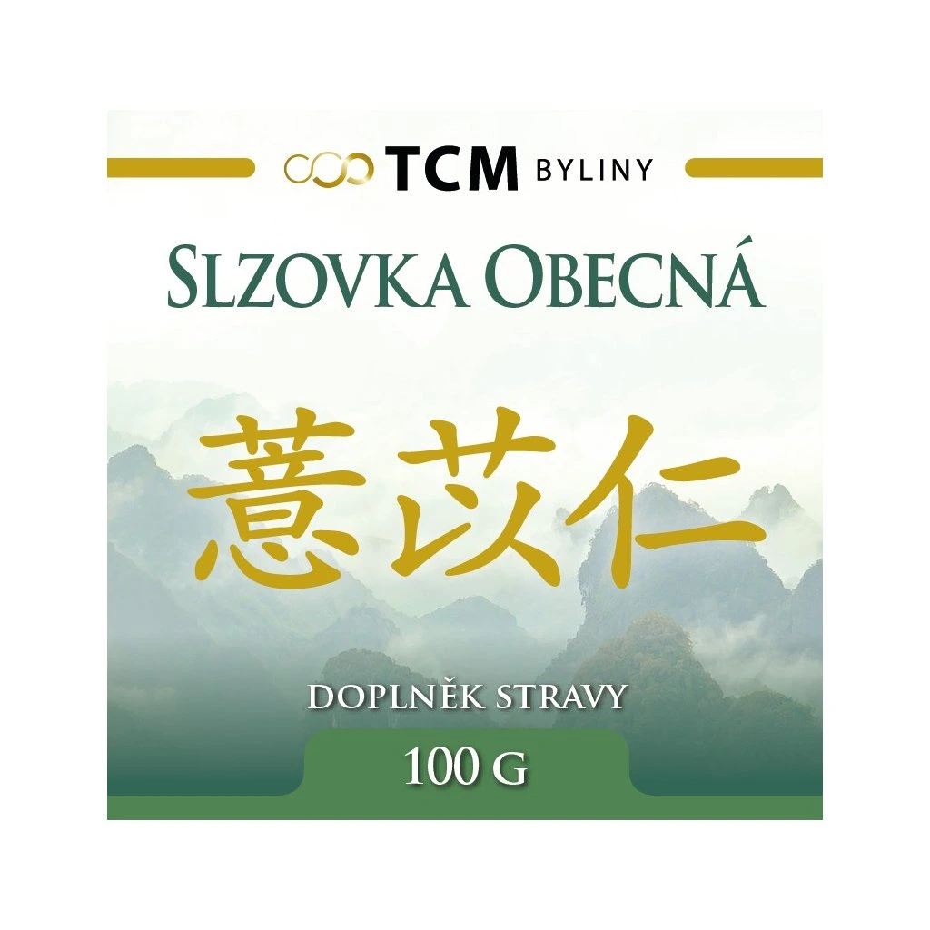 Slzovka obyčajná tradičná čínska medicína TCM Byliny