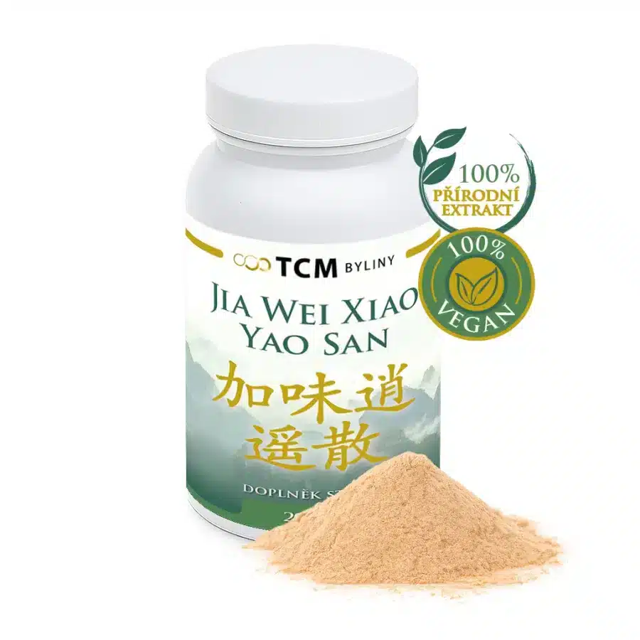JIA WEI XIAO YAO SAN tradičná čínska medicína TCM Byliny