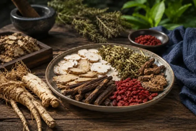 Du Huo Ji Sheng Tang tradičná čínska medicína TCM Byliny