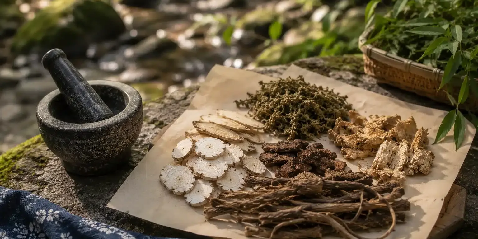 Er Miao San tradičná čínska medicína TCM Byliny