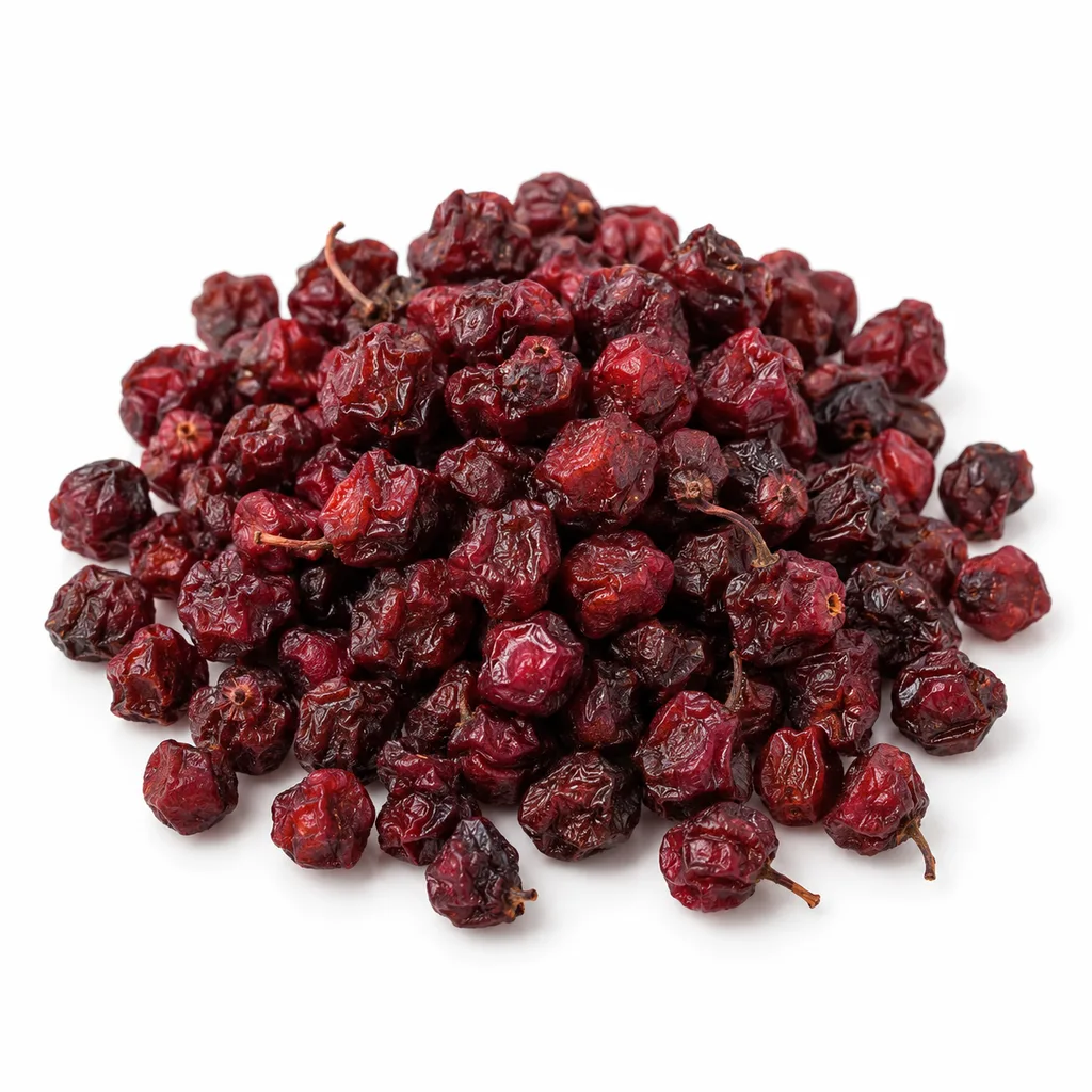 Wu Wei Zi – sušené plody klanoprašky čínskej (Schisandra chinensis)
